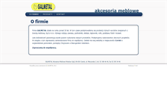 Desktop Screenshot of galmetal.pl