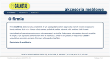 Tablet Screenshot of galmetal.pl